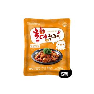 [APP전용]홍대쭈꾸미 300g 5팩(약간매운맛/매운맛)