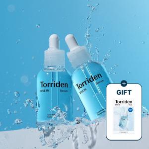 [2종세트] 토리든 다이브인 저분자 히알루론산 세럼 50ml+40ml+(다이브인 마스크 1매 증정)