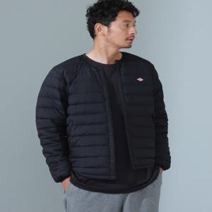 Danton 단톤 남성 이너 다운 크루넥 경량 패딩 블랙 그레이