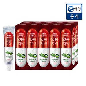 [포토리뷰300P]2080 진지발리스 유칼립투스 민트치약 150gX10입 (스트롱/후레쉬)