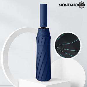 몬타노 튼튼한 빅사이즈 3단우산 48k 원터치 자동우산 양산 태풍차단 자외선차단