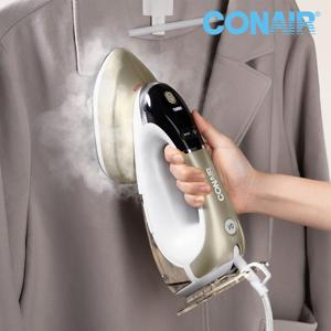 (현대홈쇼핑) [미주]콘에어 터보 스팀 열판 LED스마트센서 2in1 듀얼 다리미 GSI308K