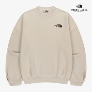 노스페이스 화이트라벨 로고 스웻셔츠 CREAM_BEIGE NM5MR52K