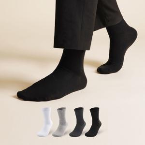 무료배송 8팩 데오프리 42g 프리미엄 남자 무지 중목 양말