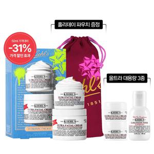 [11] 키엘 수분크림 듀오 세트 2025 홀리데이 에디션 (+파우치, 대용량 3종)