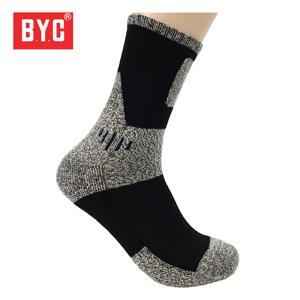 BYC 남자 등산양말 5켤레 남성용 두꺼운바닥 이중쿠션 겨울 스포츠장목 안전화 작업양말