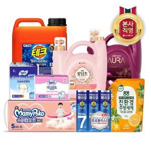 [LG생활건강] 테크/아우라/홈스타/페리오/쉬크/자연퐁/마미포코/쏘피 외