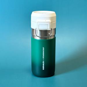 스타벅스 SS 캠퍼스 그린 퀵고 보온병 473ml