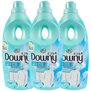 [다우니] 실내건조 섬유유연제 1LX3개 프레시클린