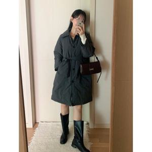 더틸버리  벨티드 하프 덕다운 코트 TRBM2PD03W