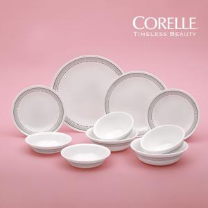 [코렐] 미스틱그레이 2인 10P (식기 세트, 접시, 그릇)