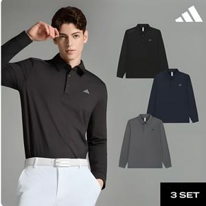 [CJ온스타일] [최신상] ADIDAS GOLF 25FW 남성 카라티 3종 외