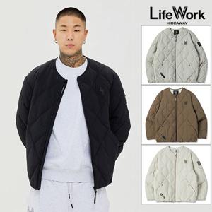 남성 다이아 퀼팅 라이트 다운 점퍼(LW234DJ300)