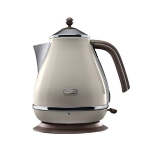 드롱기 아이코나  무선 전기 주전자 티포트 빈티지 베이지 KBOV2001