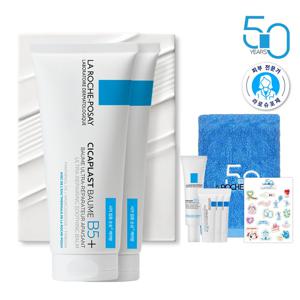 [50주년기획][라로슈포제] 시카플라스트 밤 B5+ 100ml x2 + 시카밤 3mlX3 + 시카에센스 7.5ml + 50주년 호텔수건