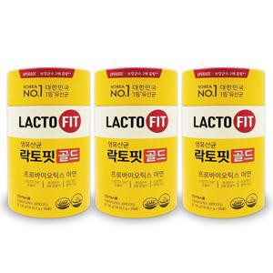 락토핏 골드 2g x 50포 3통 생유산균 프로바이오틱스
