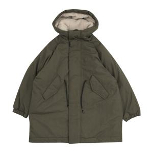 카키 양털 리버시블 야상 점퍼AYH1JP01KK