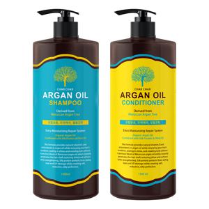 에바스 샤샤 아르간 오일 샴푸 컨디셔너 트리트먼트 헤어팩 (1500ml x 2개)