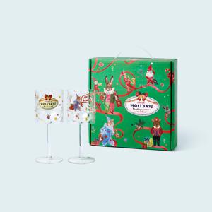 오덴세 x 롯데백화점 에스카 와인잔 2P 세트 크리스마스 에디션