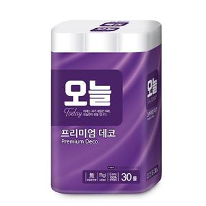 [오늘] 천연펄프 3겹화장지 30M 30롤 1개