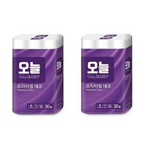 [오늘] 천연펄프 3겹화장지 30M 30롤 1+1