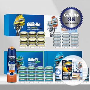 [APP전용] 질레트 2024 면도날 12입/16입 모음전 프로쉴드/스킨텍 + 면도날 구매시 면도기 증정