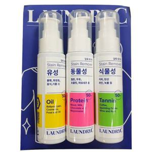 화인 TnC 의류용 얼룩제거제 3종 세트 50mlX3개입 Set