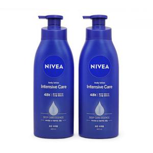 니베아 건조한 피부에 촉촉한 인텐시브 케어 바디로션 400ml 2개