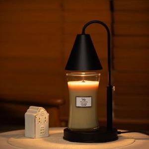 [캔들조이] 우드윅 라지 향초 호른 캔들워머 세트 (밝기, 높이 조절, 국내산)