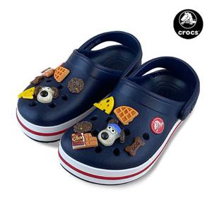 크록스키즈 크록밴드 아동 주니어 아쿠아슈즈 샌들 네이비 207006-485