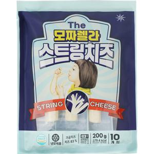 [APP전용] The 모짜렐라 스트링치즈 200gX2봉(20g*20개)