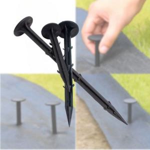 실용적인 부직포 핀 멀칭핀 제초 매트 고정핀 원예 못