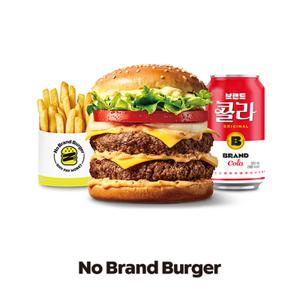 [노브랜드버거] NBB어메이징 더블업 버거세트
