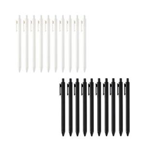 KACO 카코 퓨어 소프트 젤펜 중성펜 대용량 블랙심 0.5mm 10개입 세트