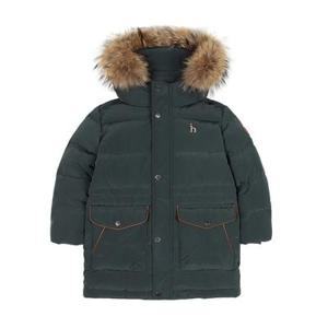 헤지스키즈 중기장 덕다운 (HUW12JN02M-GN)