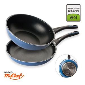 애쉬블루 IH 인덕션 프라이팬2종세트(28+궁중28cm) + 증정 집게1개 + 스타벅스 기프티콘