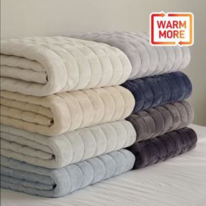 웜모어 소프트 자가발열 극세사 침대패드 8colors (SS/Q/K)