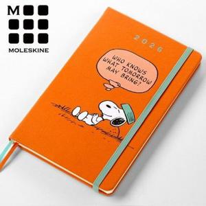 [몰스킨]2026 한정판 피너츠 위클리 다이어리(라지)/무료각인,케이스