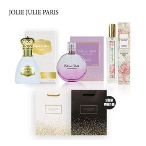 [올가힐링스] [JOLIE JULIE PARIS] 졸리줄리 파리스 향수 패키지 (빠르펭 드레브 100ml + 엘리벨르 100ml + 트레드 라 빌 5