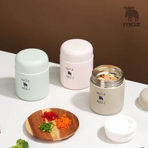 MOZ 스웨덴 316 스텐 미니 푸드자 보온 도시락 이유식 죽통 어린이 보온도시락