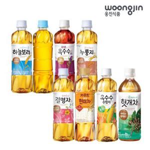 웅진식품 차음료 500ml x 20페트 x 2박스 (하늘보리,누룽지차,결명자차 헛개차 등 6종 중 택2)