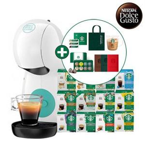 [돌체구스토] 커피머신 피콜로XS 블랙 + 12입 스타벅스 커피캡슐 1박스 + 사은품 5종