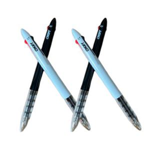 다이소삼색펜 CHOFT 초저점도 볼펜 0.7mm 삼색볼펜 초프트 12개