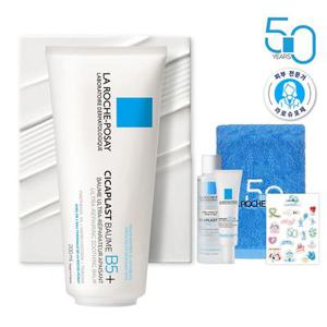 [50주년기획/라로슈포제] NEW 대용량 시카플라스트 밤 B5+ 200ml + 시카에센스 7.5ml + 시카토너 50ml + 50주년 스티커