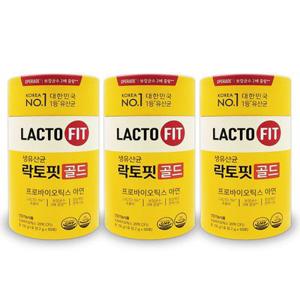 락토핏 골드 2g x 50포 3통 생유산균 프로바이오틱스
