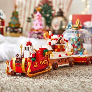 [APP전용] 모던하우스 크리스마스 블록 (썰매산타,쿠키하우스,트리카)