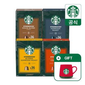 [임박특가] 스타벅스 캡슐커피 빅팩 4종 36개입 x 2박스 골라담기 by 네스프레소 (+New 홀리데이 머그 증정)