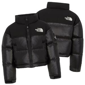 [매장판] 노스페이스 키즈 노벨티 눕시 패딩 다운 자켓 숏 점퍼 리얼 블랙 유광