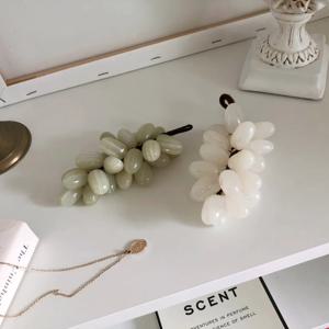 촬영소품 책문진 빈티지 스톤 과일 오브제 포도 문진 페이퍼웨이트