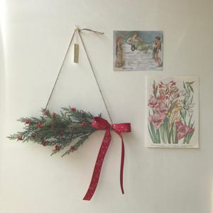 크리스마스 리스 가랜드 클래식 레드베리